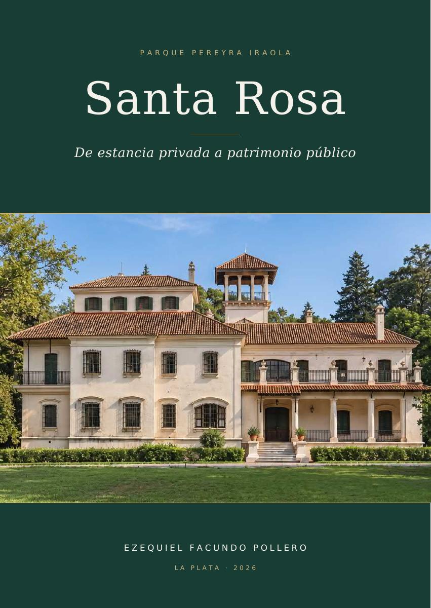Tapa del libro Santa Rosa, de Ezequiel Facundo Pollero